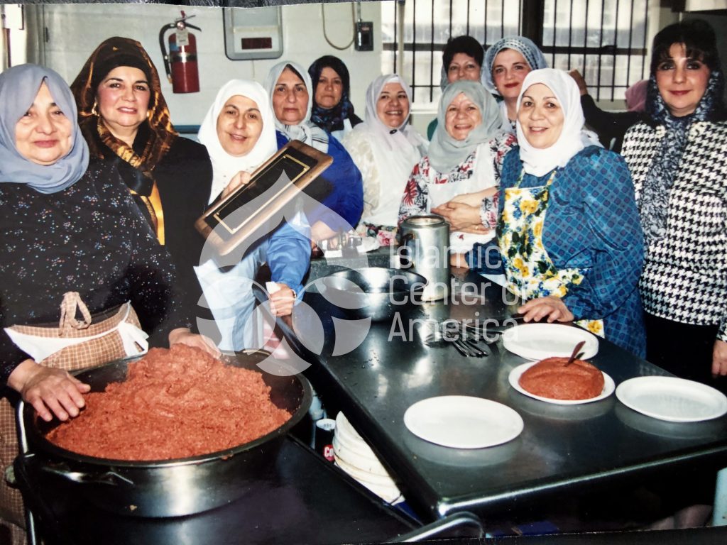 Ladies of the ICA cooking for the Dearborn community